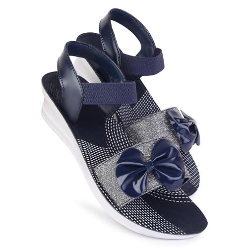 Image of Stylish and Comfortable Sandals with Bow Detail for Everyday Wear