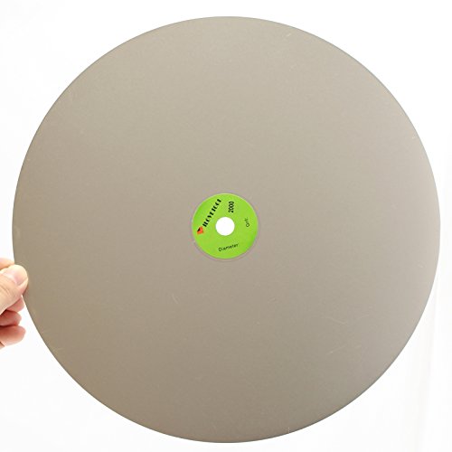 Disque de ponçage plat diamanté 30,5 cm grain 2000 pour machine lapidaire - 4