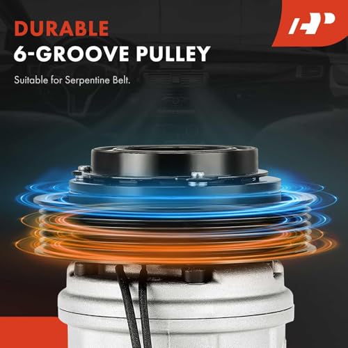 image for A-Premium Air Conditioner AC Compressor with Clutch Compatible with Ac