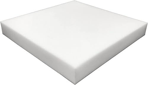 Foamma Acolchado de espuma de tapicería de alta densidad de 3 x 24 x 24 pulgadas, almohada gruesa personalizada, espuma de repuesto para cojines de