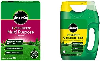 Miracle-Gro 119615 EverGreen Multi Purpose Lawn Seed 1.6 kg - 56 m2, White