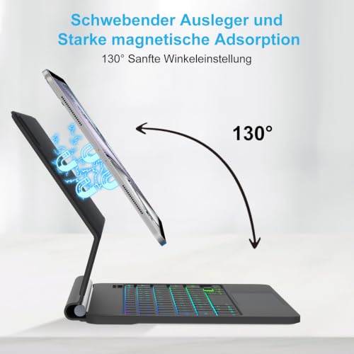 Magic Keyboard for iPad Air 11" M4 2026/M3 2025/M2 2024 Trackpad Tastatur – Ansicht 5