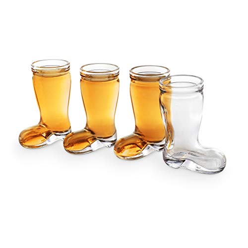 Final Touch GG5004 Das Boot Set Of 4 SHOT GLASSES Novelty In Gift Box by Final Touch
