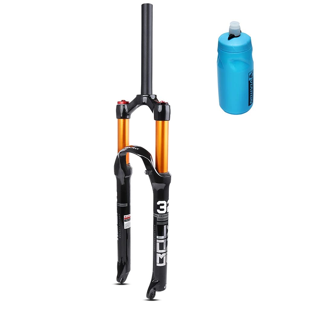 Fourche Suspension Air VTT Ultralégère 120 Mm – 26/27.5/29 Pouces, Verrouillage à Distance, QR 9mm, Alliage Magnésium/Alu – XC, Trail, AM