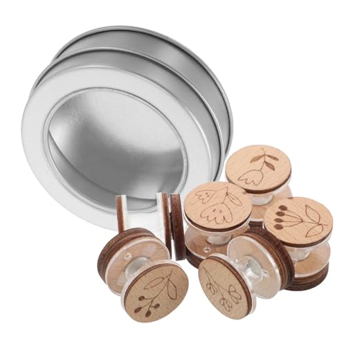 OSALADI 6Pcs Wooden Embroidery Thread Organizer Set Durable Cross Stitch Thread Holders for and Management for Sewing and Crafting Enthusiasts