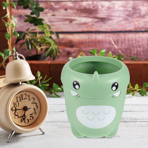 Caneca de basura infantil dinosaurio plástico 11.02x9.64x9.64 in miniatura 4