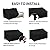 Easy-Going Waterproof Patio Sofa Cover UV Resistant 3 Seater Outdoor Sofa Cover Weatherproof Lawn Patio Furniture Cover with Tape Sealed Seam (79Wx37Dx35H inch, Black)
