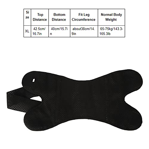 Image of Joint Protection Knee Pads, Thin and Light Material Grid Design Adult Knee Support Brace Bilateral Spring Support for Injury Recovery (XL)