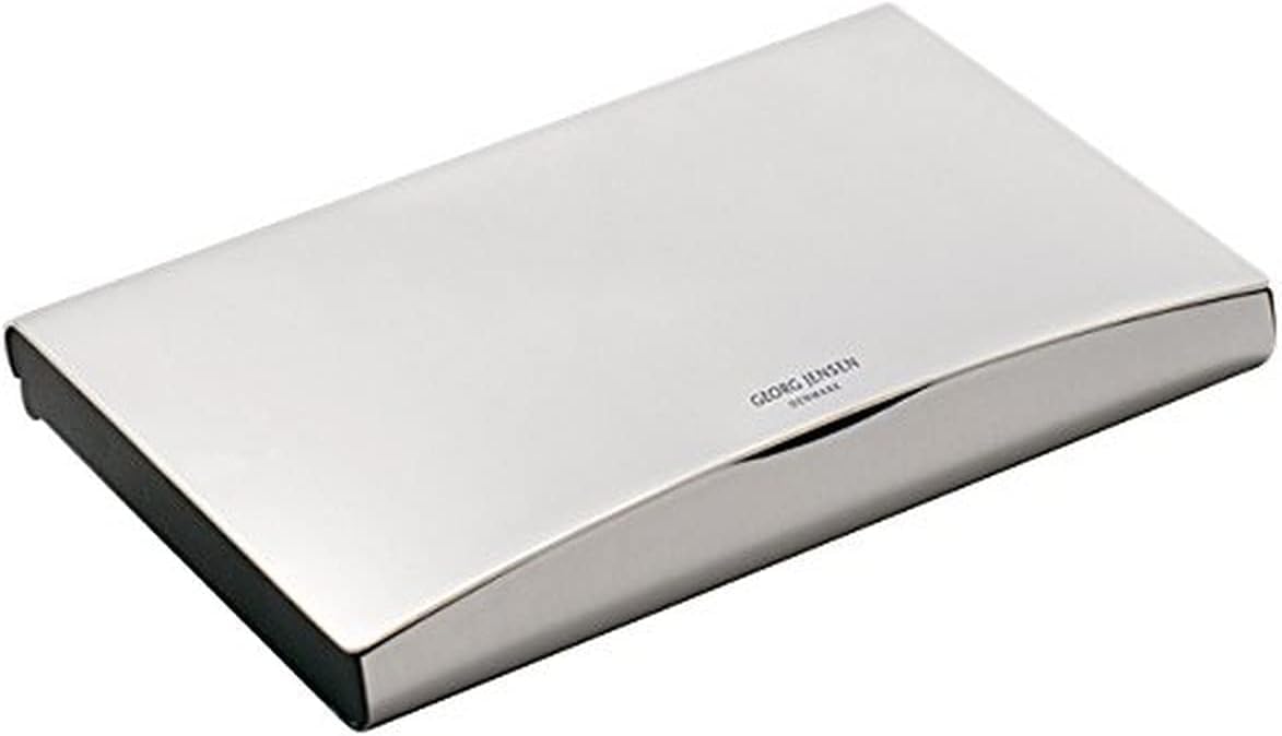Designer Konno Cardholder, Matte Stainless Steel, Business Card Holder, Pocket Case, Office, Unique Gift