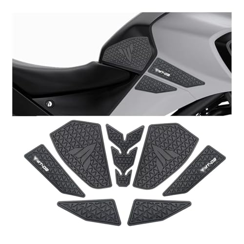 Autocollants antidérapants moto MT-03 protection réservoir grip genou - 3