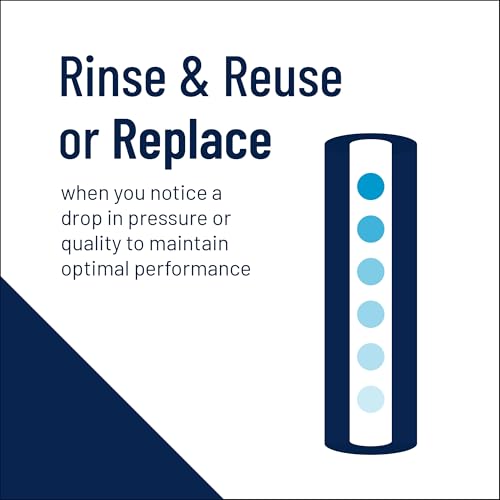 Pentair Pentek R50-BB Big Blue Sediment Water Filter, 10-Inch, Whole House Pleated Polyester Filter Cartridge, 10" x 4.5", 50 Micron, Pack of 8, White by Pentek - Image 3