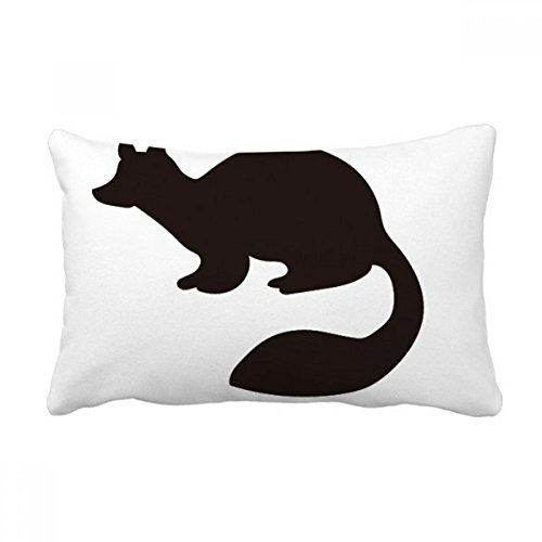 Coussin Marten Noir DIYthinker 40x60 cm oreiller de canapé multicolore