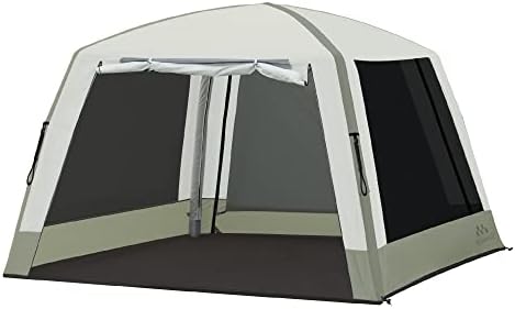 SUMMUS Inflatable Camping Tent Gazebo Portable Waterproof Tent for Camping Canopy Shelter Screen Tent with Mesh for 8 Person, 10′×10′