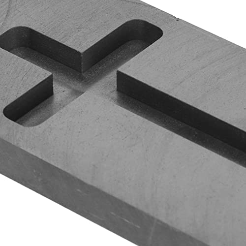 Molde de lingote para lingote dourado e prata, molde de lingote de grafite, cadinho para fundição de