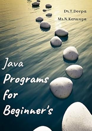 Amazon.com: Java Programs for Beginner's eBook : Ms.N.Karunya, Dr.T ...