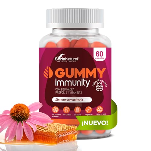 Gominolas Immunity - Niños y Adultos – Con Equinácea, Propolis,Vitaminas