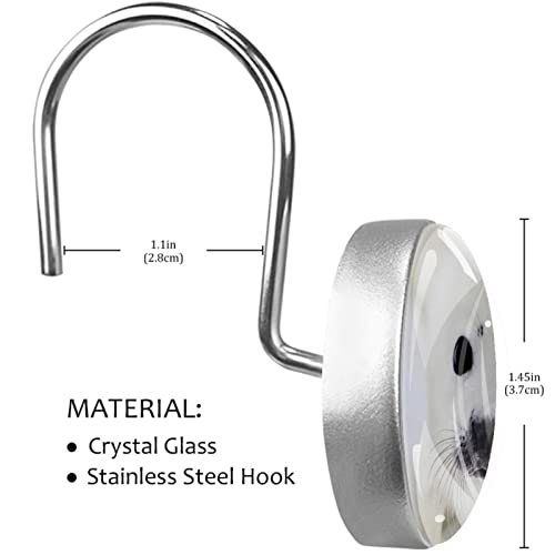 Anneaux de rideau de douche phoque pour créer une ambiance marine enfants - 4