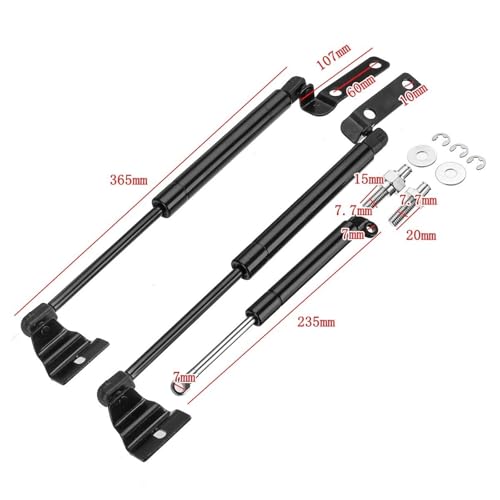 Jambes de force hydrauliques pour simplifier le chargement du pick-up Vigo