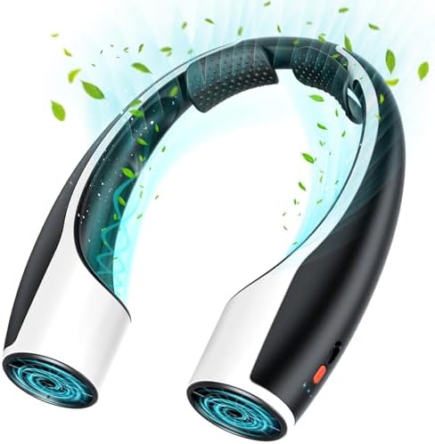 Rohent Portable Hands-Free Neck Fan - 4000mAh Battery, USB-C Rech...