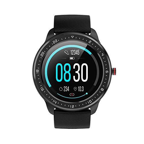 SEPVER Reloj Inteligente de Pulsera para Hombres Mujeres Niños Compatible con Samsung Huawei Xiaomi Teléfono Android iPhone (Oro)