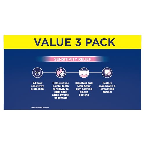 Crest Sensitivity Toothpaste 4.8 oz (3 Pack), Relieves Sensitivity, Strengthens Gums, Anticavity - image 9