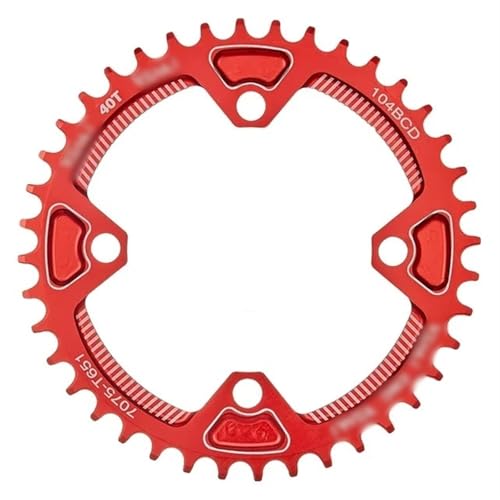 ]Ԃ̃XvPbgJo[`F[́A i[Ch`F[O 104BCD MTB`F[zC[ 30T-52T }`J[(ROUND 40T Red)