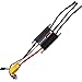 FLYCOLOR 90A Waterproof Brushless ESC Electronic Speed Controller with 5.5V/5A BEC and XT90 4.0mm Banana Head Connector for Model Ship RC Boat