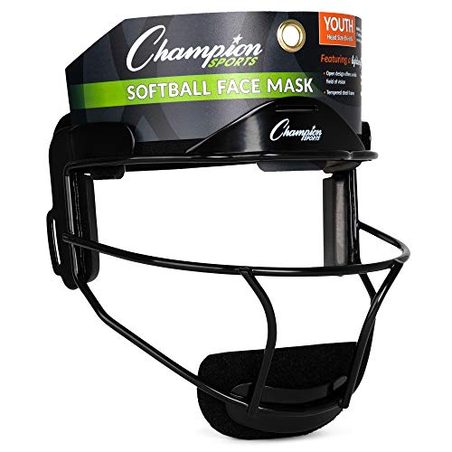 Champion Sports Steel Softball Face Mask - Classic Fielders Masks for Youth - Durable Head Guards - Premium Sports Accessories for Indoors and Outdoors - Blue by Champion Sports - Image 9
