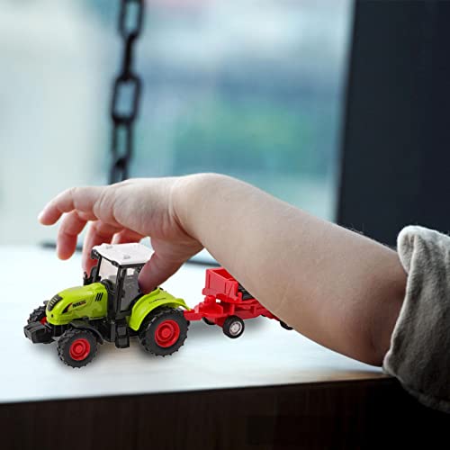image for Generic Mini Pull Back Cars,Realistic Tractor for Kids | Push and Go C
