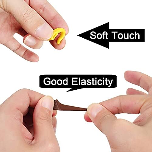 6 Pairs Comfortable Silicone Anti-Slip Holder For Glasses Accessories Ear Hook Eyeglass Temple Tip Sports