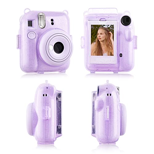 Funda transparente con brillo para Fuji Instax Mini 12 miniatura 3