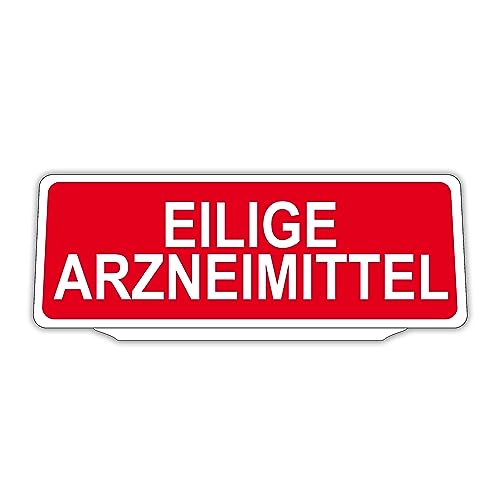 Panneau médicaments urgents rétro-réfléchissant plaque service pare-soleil