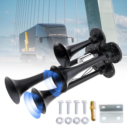 Behogan LWK Hupe 12V 130db - Super Laute Air Horn Für Auto, LKW & Motorrad