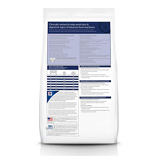 Hill's Prescription Diet z/d Skin/Food Sensitivities Dry Dog Food, Veterinary Diet, 25 lb. Bag - Image 3