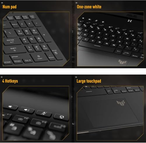 TUF A16 Gaming Laptop, Display FHD+ da 16 pollici, processore AMD Ryzen 7 7735HS, grafica Radeon RX7700S V8G, 32 GB RAM 2 TB PCIe SSD, tastiera retroilluminata, Wi-Fi 6, Windows 11 Pro, nero - Notebook - Immagine 3