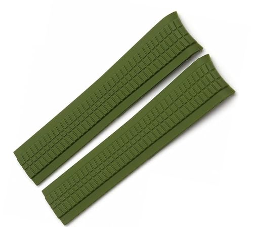 INSTR \tgo[vohANAm[gpebNtBbv܂肽݃obNvXgbvVR 5164A 5167A 5168A (Color : Green-No buckle, Size : 21mm)