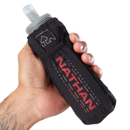 Image of Nathan ExoDraw & ExoShot 2.0, Handheld Running Water Bottle for Marathons, Hiking, Ultra Running & Outdoor Activity