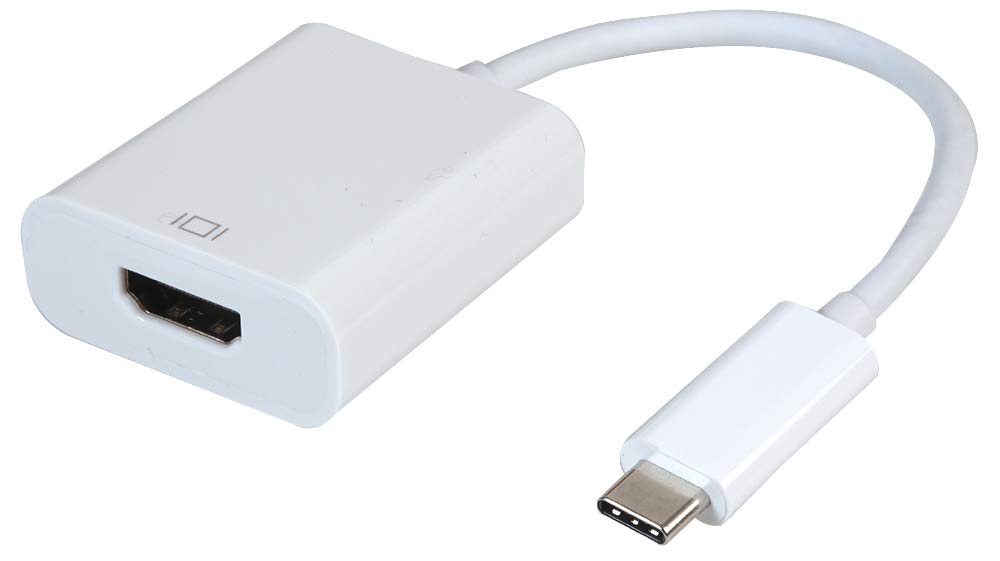 Pro Signal Men's White Usb 3.1 Type-C To 4K Hdmi Fe Adaptor,