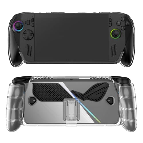 Funda Protectora Transparente con asa para ROG para X Box ALLY/ALLY X Consola de Juegos Funda Protectora de TPU con Soporte