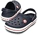 Crocs Kids Crocband Lightweight Slip-On Clogs, Navy/Red, 8 Toddler