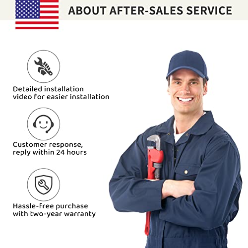 Wofifly 52" Wood Ceiling Fan No Light, Outdoor Indoor Ceiling Fans Without Light, Modern Black And White Ceiling Fans With Remote, Quiet Dc Motor 6 Speeds 8H Timer For Farmhouse Patio Yard #TOP7