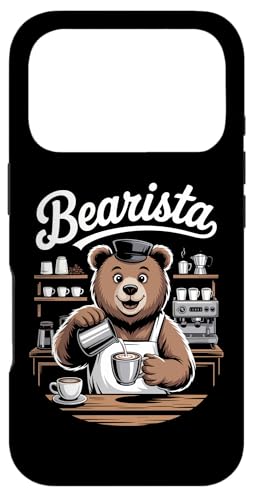 Bearista Bear Funny Coffee �X�}�z�P�[�X iPhone 17 Pro �p