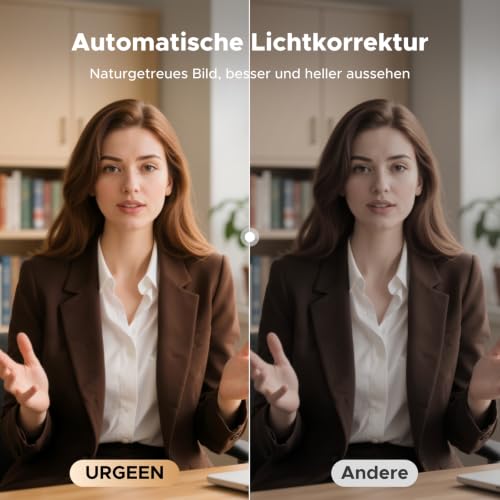 UGREEN FineCam Lite 4K, Autofokus, Dual-Mikrofon, mit Objektivabdeckung – Ansicht 3