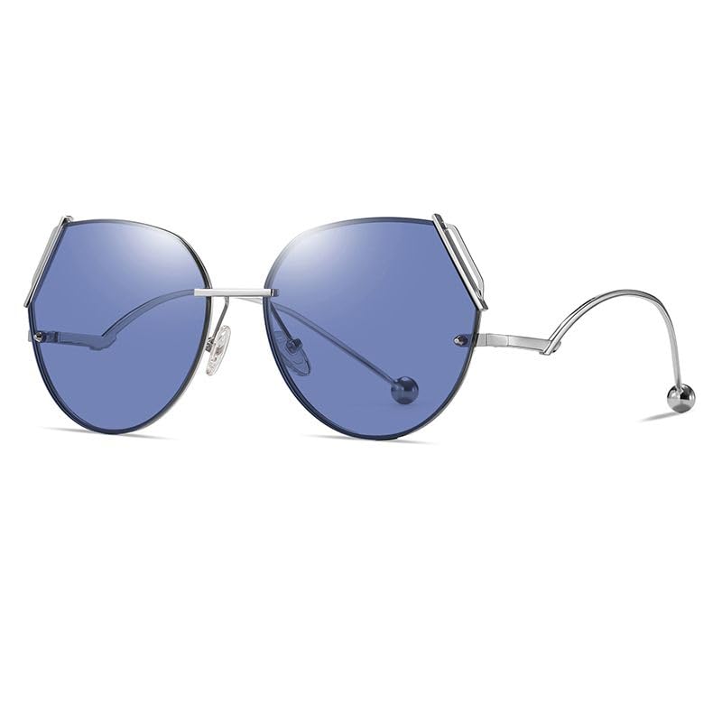 Lunettes de soleil pour femmes en métal résistant et stable face aux UV400