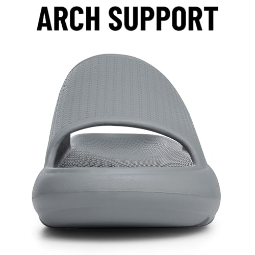 Image of Comwarm Cloud Slide Sandals for Women Men Ultra Comfort Recovery Pillow Slippers Soft Summer Beach Shoes with Low Arch Support