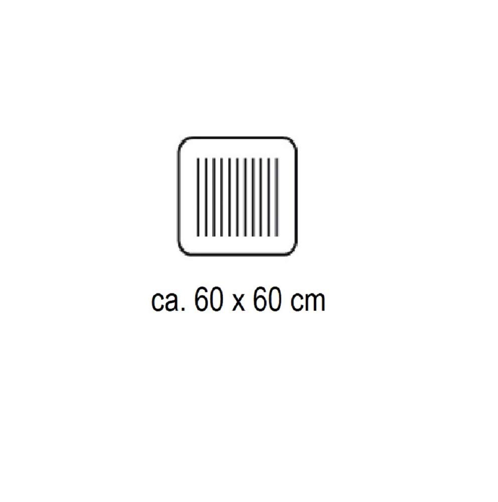 Meusch 2178322144 WC-Vorleger Vamonte, 60 x 60 cm, pfirsich