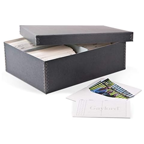 Gaylord Archival Blue/Grey High-Capacity Photo Storage Kit Cover
