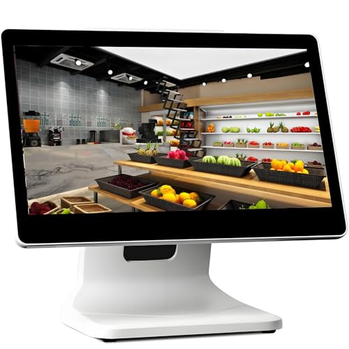 Image of Cash Register for Small Businesses, Touch Cash Register,15.6 inch LCD Touch Screen Monitor,1920 * 1080 Pix,Adjustable Angle,for Business Restaurant