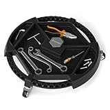 FANTASK Rollbrett Werkstatt, mobiles Montagerollbrett mit 3 Universalrädern, Mechanic Creeper, Automotive Rollwerkzeug mit 4 Fächern, tragbarer Montagerollbrett bis 14 kg belastbar für Garage