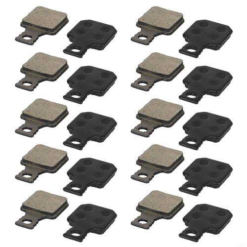 【Materiale durevole】Realizzate in resina semi-metallica, queste pastiglie per freni per bicicletta sono durevoli, resistenti alla deformazione e allo sbiadimento e offrono un tempo di restringimento più breve per un uso prolungato.